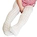 hibote Ultrathin Baby Pantyhose Girls Combed Cotton Tights Summer Anti-mosquito White/1-2Y