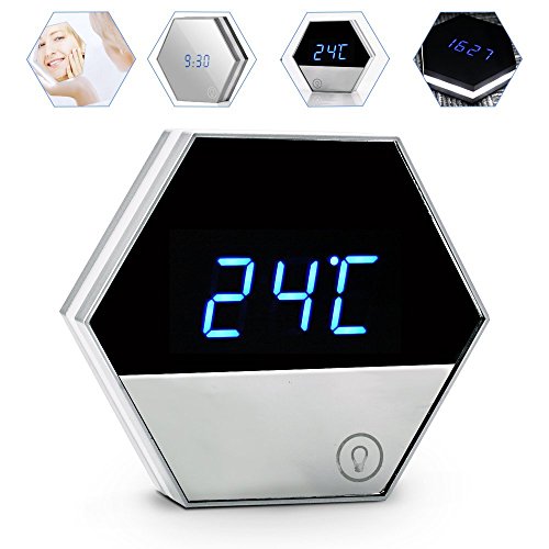 LED Wake-Up Luz Luz de día Despertador, despertar Natural con luz, pantalla táctil, suave sonidos, 6 Luz, colores digital FM Radio