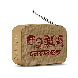 Saregama Carvaan Mini 2.0 Assamese- Music Player with Bluetooth/FM/AM/AUX (Muga Beige)