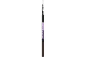 Maybelline New York, Lápiz n cejas automático Express Brow Ultra Slim, Tono 06 Black Brown