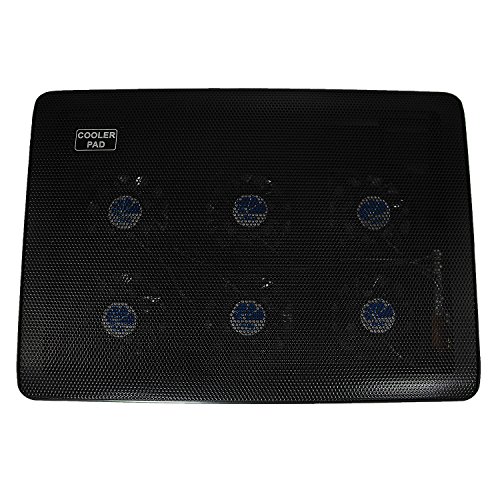 AAB Cooling NC70 NOTEBOOK KÜHLER COOLER PAD LAPTOP 6-LÜFTER Ständer Kühlpad LED - 2