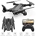 Price comparison product image Hotbird Auto Follow Me Drone with 2MP 120° Wide Angle 3D VR Live Video Camera Optical Flow Position Foldable RC Mini Kids Helicopter WiFi FPV Gesture Shooting Selfie Quadcopter Two Lenses Switch