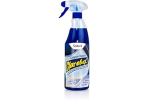 Sisbrill Clarolux Nettoyant Vitres Sans Traces - Effet Miroir Sans Déchets - 1 Litre
