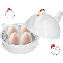 Eierkocher Für Die Mikrowelle – Für 4 Eier – Aus Alu-Kunststoff, Dampfgegart – Schnell Und Einfach