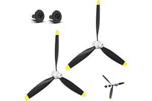 JIAFANRC - Juego completo de hélice de 3 hojas P7610805 para VOLANTEX RC Plane 761-8B Nueva versión F4U Corsair / 76116 P47 Thunderbolt, 4 juegos