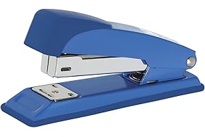 OFFICER PRODUCTS Agrafeuse Office Products Capacité jusqu'à 30 feuilles Profondeur d'insertion 50 Bleu métal/Petits accessoires de bureau/Type standard/Matériaux-métal/Couleur-Bleu/Profondeur intérieure (mm) -50