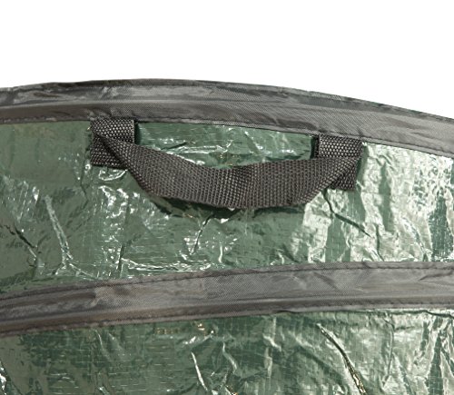 Windhager Gartensack Pop Up Laubsack Selbstaufstellend Springsack 80 L, grün, Durchmesser 46 x 48 cm, 06763 - 5