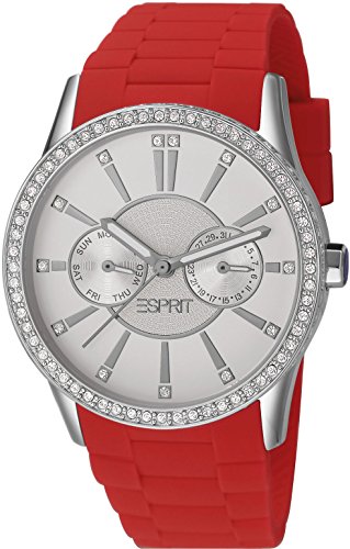 Esprit Damen-Armbanduhr Double Infusion Silicon Analog Quarz Plastik ES106122007 Esprit Damen-Armbanduhr Double Infusion Silicon Analog Quarz Plastik ES106122007