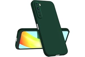 Longstong Custodia Compatibile con OnePlus Nord (6.44"), Sottile Antishock Personalizzata Design Minimalista - Verde scuro