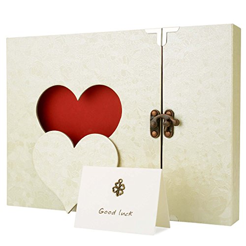 SOLEDI Kreative höhlte Herzform Fotoalbum Scrapbook Sticker Tagebuch Geschenk Multifarben (Style 2)