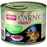 Animonda Carny Kitten mit Huhn plus Kaninchen 200 g - Katzenfutter, 6er Pack (6 x 200 g)