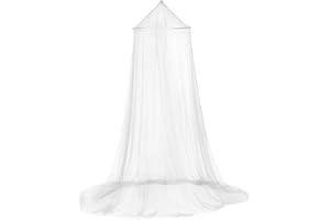 BBBORVOX White Dome Mosquito Net Mosquito Net without Door Bed Canopy Mosquito Net for Bed Large Dome Hanging Bed Net Tent White Dome Tent for Children Mosquito Proof for Bedroom Decorative Travelling Camping