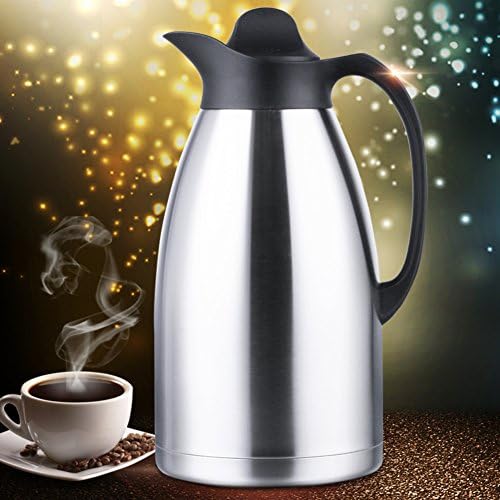 Pure color stainless steel vacuum flask 3.0Linsulation pot Heat preservation hot water bottle Large capacity vacuum bottle Cold protection Hermos フラスコ-A 15x31.8cm(6x13inch)
