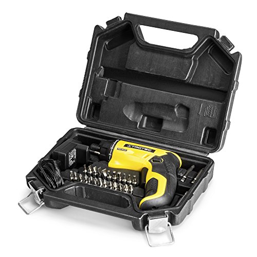 TROTEC Akku-Stabschrauber PSCS 10-3,6V, 3,6 V starker Lithium Ionen Akku, 2 Gang, 4 Nm, 6+1 Drehmomentstufen, 1,5 Ah, LED-Arbeitsleuchte (inkl. 26-teiliges Profi-Bit-Set und Koffer) - 9