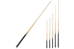 ‎AUTOMATEN HOFFMANN Automaten Hoffmann Billardqueue | 1- oder 2-teiliger Pool Queue | 75-140 cm Länge | Rutschfester Griff, 12 mm Schraubspitzen, 12 mm Ferrule mit 8-mm-Gewinde | Holz | Markenqualität