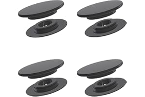 IMJ-GLOBAL Set di 4 Bottoni di Fissaggio Blocker Clip Tappi per Tappetini Auto | Tondi | Perno Pianale Ø12,85 mm | in Plastica | su Misura per Dacia per Renault per Dacia per Nissan per Opel per Toyota