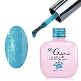 She Goldilocks Gel Nail Polish Soak-off UV LED Art 15ml Glitter