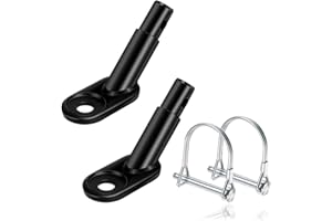 THIREI Fahrrad Anhängerkupplung, 2 Stück Fahrradanhänger Kupplung, Bicycle Trailer Coupling mit Sicherungsstift für Kinderanhänger Fahrradanhänger Hundeanhänger, Kupplung für Kinderanhänger, Tippe A