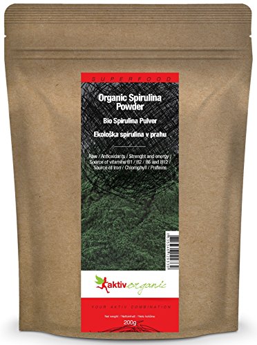 Preisvergleich Produktbild Aktiv Organic 100% BIO Spirulina Pulver 200g