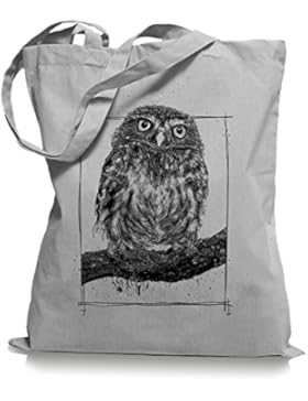Big Owl Stoffbeutel |Eulen Eule Tragetasche Kult