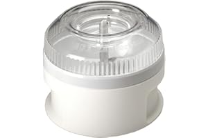 bamix Processeur pour tous les mixeurs plongeants bamix, Embout moulin pour moudre, écraser et hacher des aliments secs et humides, Blanc