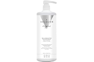 ‎VALQUER LABORATORIOS Valquer Ultraschall-Leitgel für Gesicht und Körper. Einsatz in den Bereichen Hochfrequenz, Laser-Haarentfernung, Mikroströme, IPL und Kavitation. Farb- und geruchlos auf Wasserbasis 1000 ml