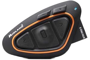 Midland BTX1 Pro S Pojedynczy C1411.04, Pojedynczy Intercom Motocyklowy Bluetooth, Wodoodporny Kask IPX6, Motocyklowy, Bateria 23h, Zakres 800 m, Web Radio Via App.
