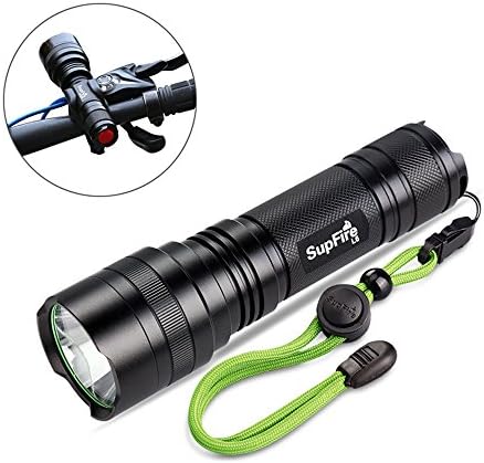 Sunmoch 1500 Lumen 5 W Super Bright Handheld Flashlight USB Rechargeable 300 M Beam Distance Outdoor LED Torch Zoomable Cree LED Hand Torch Waterproof Light LED Camping Torch