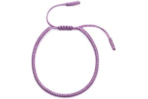 EXINOX Pulsera Espiritual Tibetana | Hombre Mujer | Pulsera Hecha a Mano | Nudo Tradicional Budista