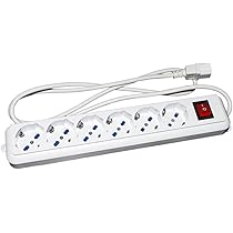 Ciabatta Elettrica 6 Prese Per UPS - Spine Italiane E Schuko, Cavo 1.5m, Protezioni Integrate - Foto 12