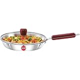 Hawkins Tri-Ply Stainless Steel Deep Kadhai / Fry Pan With Glass Lid - 4 Litre, 28 Cm, Induction Compatible - View #12