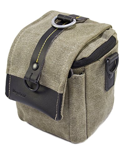 MegaGear   Ultra Light   Camera Case Sac vert pour Canon SX50 HS  Sx510 HS  Sx500  Nikon 1 S1  Nikon 1 J3  Canon PowerShot SX400 IS  Nikon B500  P7800  Nikon L820  L830  Panasonic FZ200  Sony H200  Sony nex-3n  Sony Nex-5R  Sony A5000 with 18-55 Lens  Fuji s8200