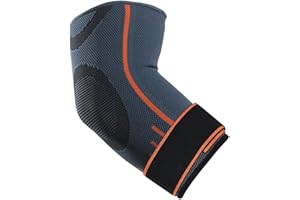 VITTO Tutore Epicondilite Gomito - Gomitiera per Tendinite, Muscoli Articolazioni e Bodybuilding. Tutore Gomito per Uomo e Donne (S, Grigio + Cinturino)