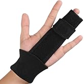 OQKAHIV 1 Pcs Finger Splint Trigger Adjustable Aluminum Finger Support for Broken Finger Metacarpal Finger Splint Hand Suppor