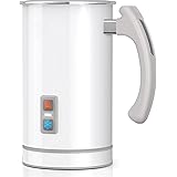 Elektrisch Milchaufschäumer 500ml 650w Edelstahl Automatischer Milchschäumer Erhitzen und Aufschäumen für heiße und kalte Mil