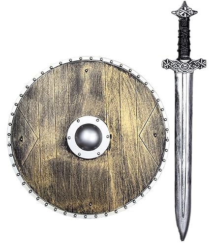 Nemesis Now Rampant Lion Shield 35 cm Giocattolo, Legno