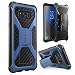 Produktbild i-Blason Samsung Galaxy S8 Plus Hülle Transformer Outdoor Handyhülle Bumper Case Stoßfest Schutzhülle Cover mit Ständer und Gürtelclip, Blau