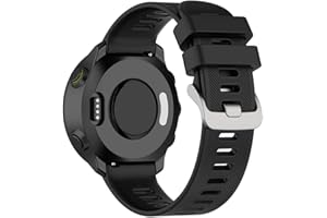 HAPPYTOP Compatible avec les bracelets Garmin Forerunner55, bracelet de rechange en silicone pour femme Garmin Forerunner 55 GPS Running Smartwatch