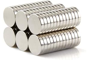 Yizhet 50 PCS 8 * 2mm Magnets, N38 Neodymium, Small Mini yet Strong for Postcard and Photo, Whiteboard and Fridge