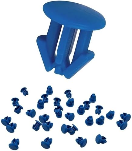Clip Fissaggio Passacavo Con Sigillante X10 Per Auto | Giallo, Compatibile Con Hyundai E Kia (Dimensioni: 17x25 Mm)