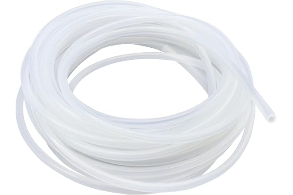 iMeistek Silikonslang, 3 mm ID x 5 mm OD, 8 m, flexibla livsmedelsslangar, vatten-luft-slangrör, för pumpöverföring