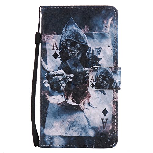 Feeltech Motorola G4 Hülle PU-Leder und Brieftasche Bunte Muster Fall mit Magnetverschluss, Hybrid-Kickstand mit Stand-Funktion, schlagen Sie schützende weiche TPU Stoßstangenabdeckung und Kreditkartenhalter für Motorola G4 Handgelenk Bügel-Buch-Art-Geldbeutel-Tasche mit 2 In 1 Berühren Sie Stift – Schürhaken - 2