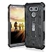 Produktbild Urban Armor Gear Plasma Schutzhülle nach US-Militärstandard für LG G6 - transparent (dunkel) [Verstärkte Ecken | Sturzfest | Antistatisch | Vergrößerte Tasten] - LGG6-L-AS
