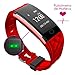Produktbild Woxter SmartFit 15 Red - Sport-Uhr, Armband-Aktivität, Herzfrequenzmonitor, IP67, Mitteilungen (SMS, WhatsApp, FB, Skype, etc.), rot