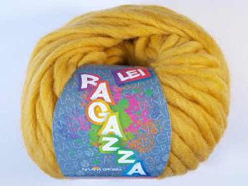 Lana Grossa Wolle Lei 020 Maisgelb 50g