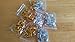 From UK: Tube rings cuffs metal clips rasta wraps beads Faux Locks, Dreadlocks.Dread Locs