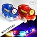 Produktbild MIGE Zug Auto Spielzeug Lokomotive Tarin Track Electric Auto Leuchten im Dunkeln mit Twister Tracks Zum Kinder Jungen und Mädchen (Packung von 2)