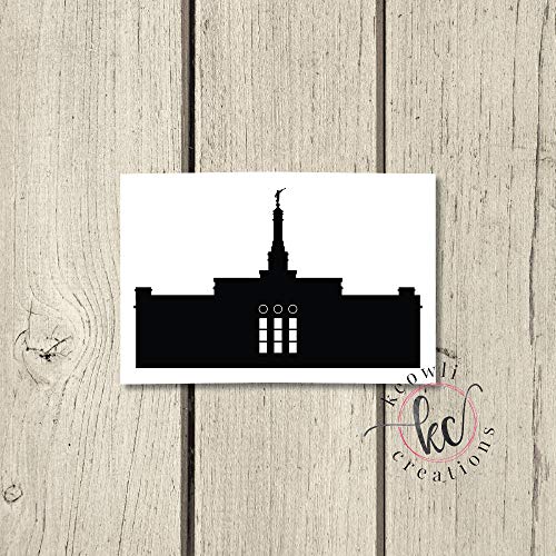 Price comparison product image Fresno California Temple Vinyl Decal