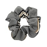 Neu Elastische Drucken Pferdeschwanz Damen Haarband Stirnband Kopfband, LEEDY Weiche Alltag Yoga Sport Fitness Krawatte Haarseilring Gestrickte Turban-Kopf-Verpackungs