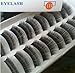 20 Pairs Natural Makeup Black Curled Long Bushy Soft False Eyelashes